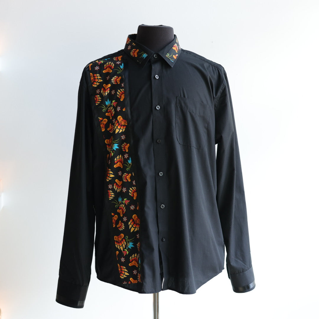 Margaret R. Bear Paw Ribbon Shirt