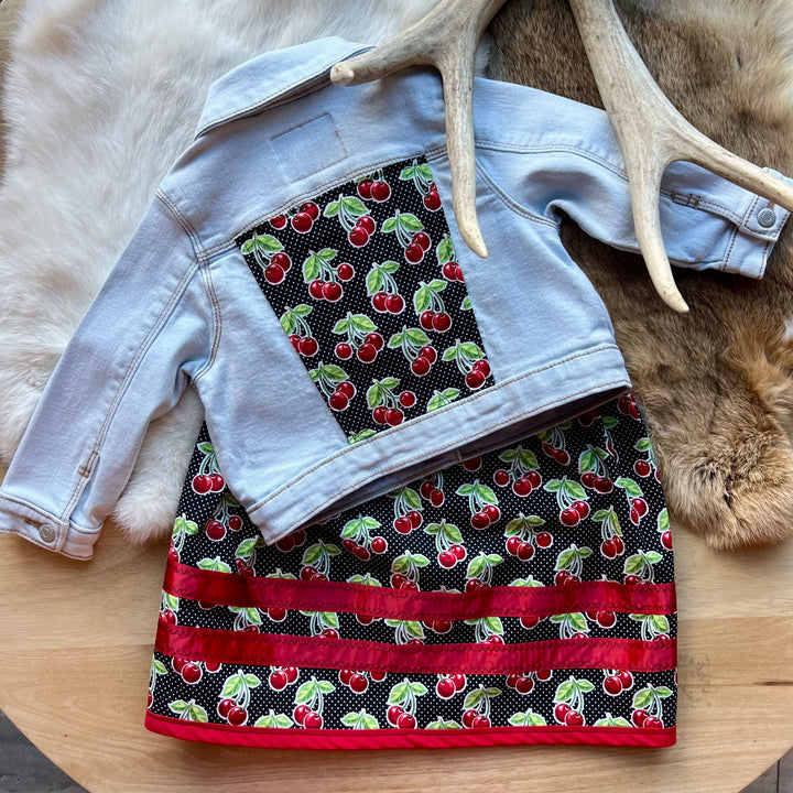 Vi's CREE-ations Cherry Girls Ribbon Set