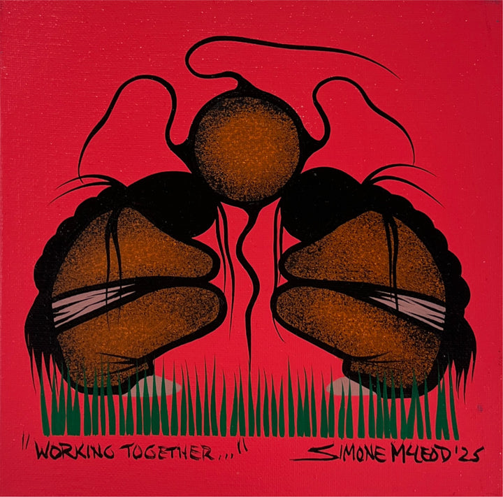 Simone McLeod 8"x8" Original Paintings (2025)