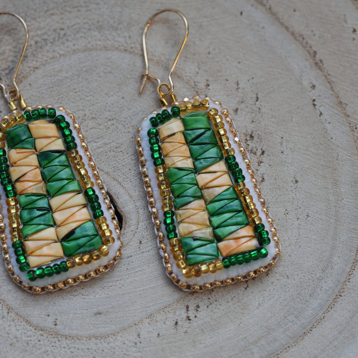 Feline Fancy Eh Saskatchewan Quill Earrings