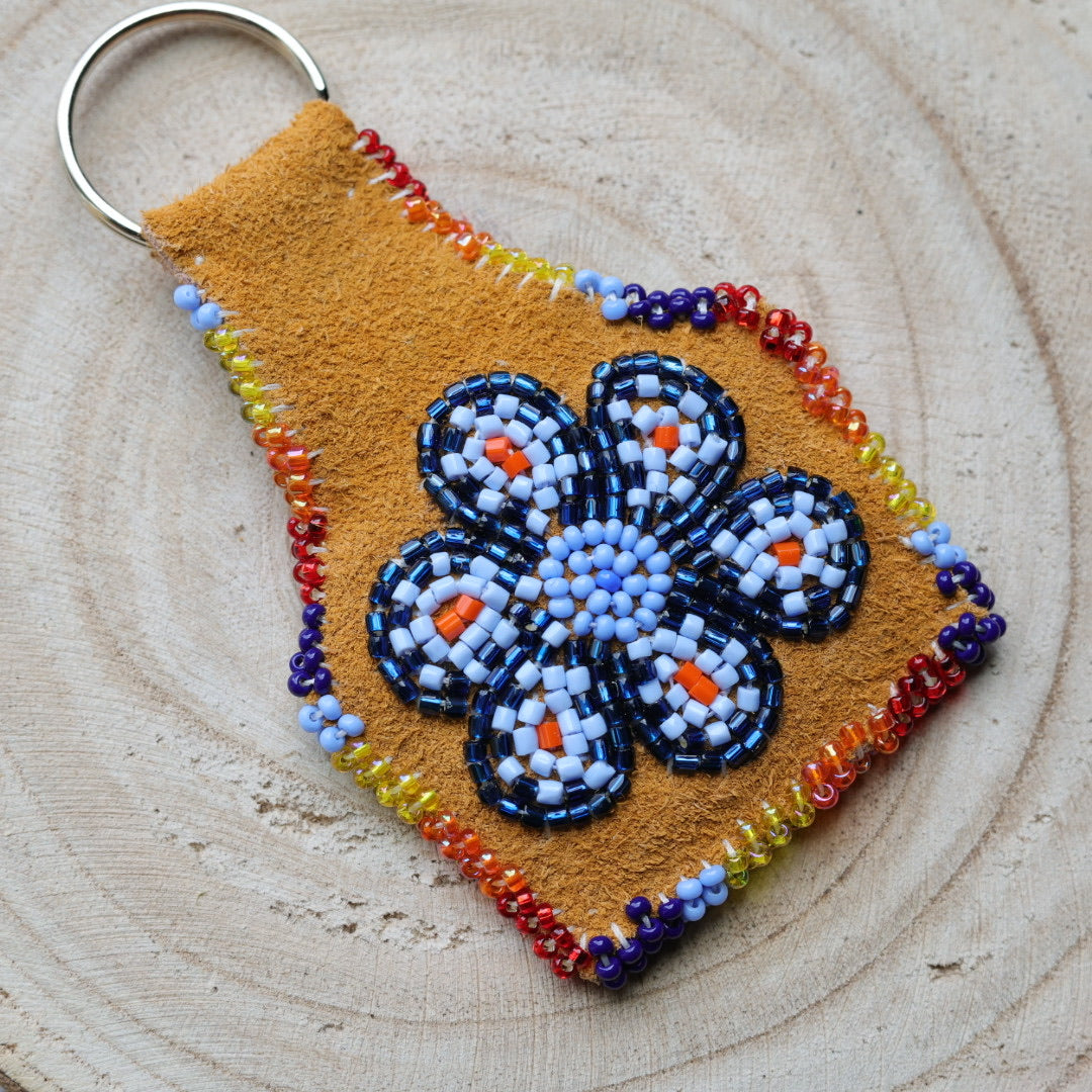 Jeannie A Beaded Keychain
