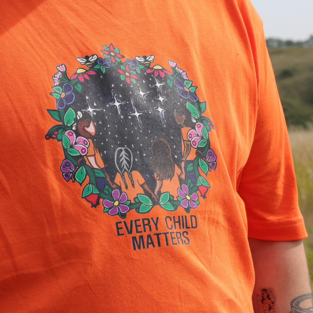 Every Child Matters Orange Shirt by Ookus D. X Wanuskewin Collective