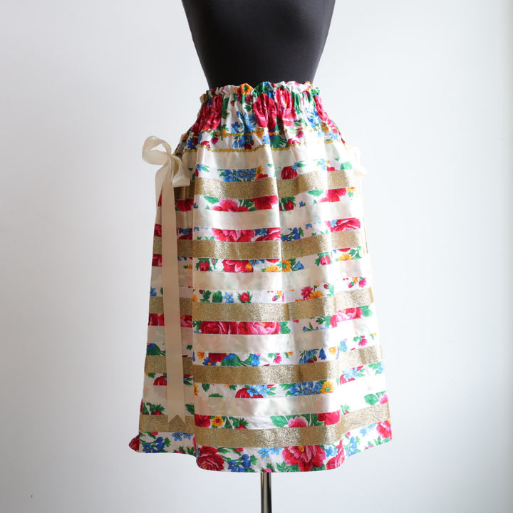 Handmade by Emily White Ribbon Skirt