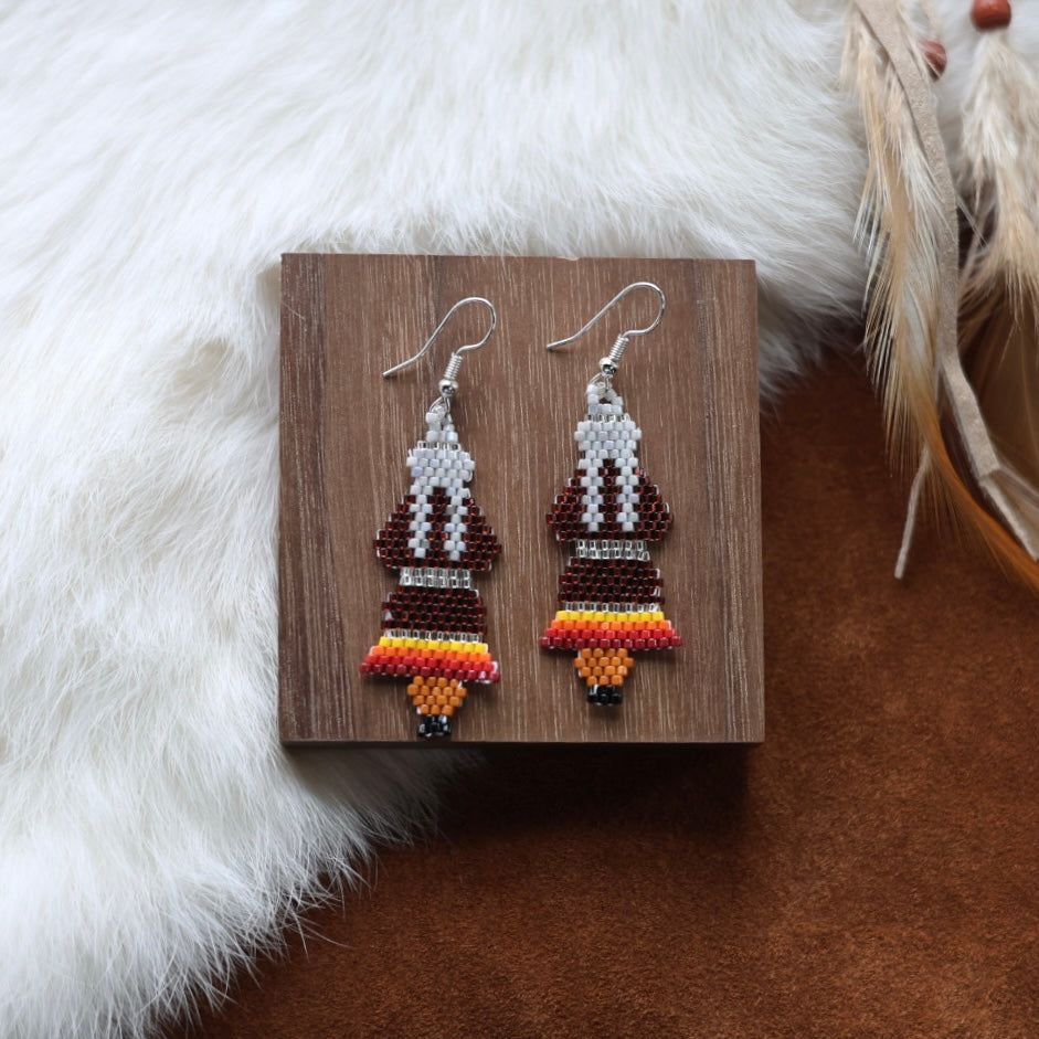 Dorothy B. Dancer Peyote Earrings