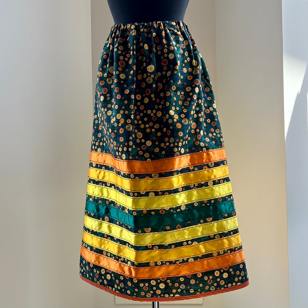 Vi's CREE-ations Polka Dot Ribbon Skirt