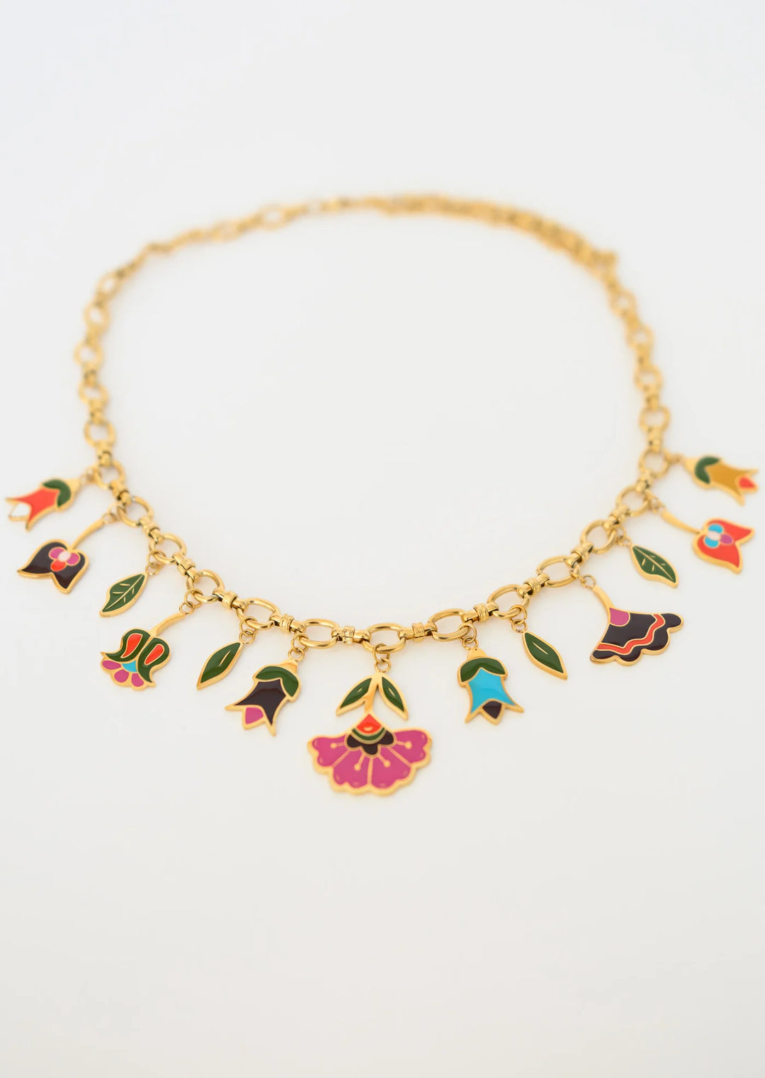 B. YELLOWTAIL Floral Bloom Charm Necklace