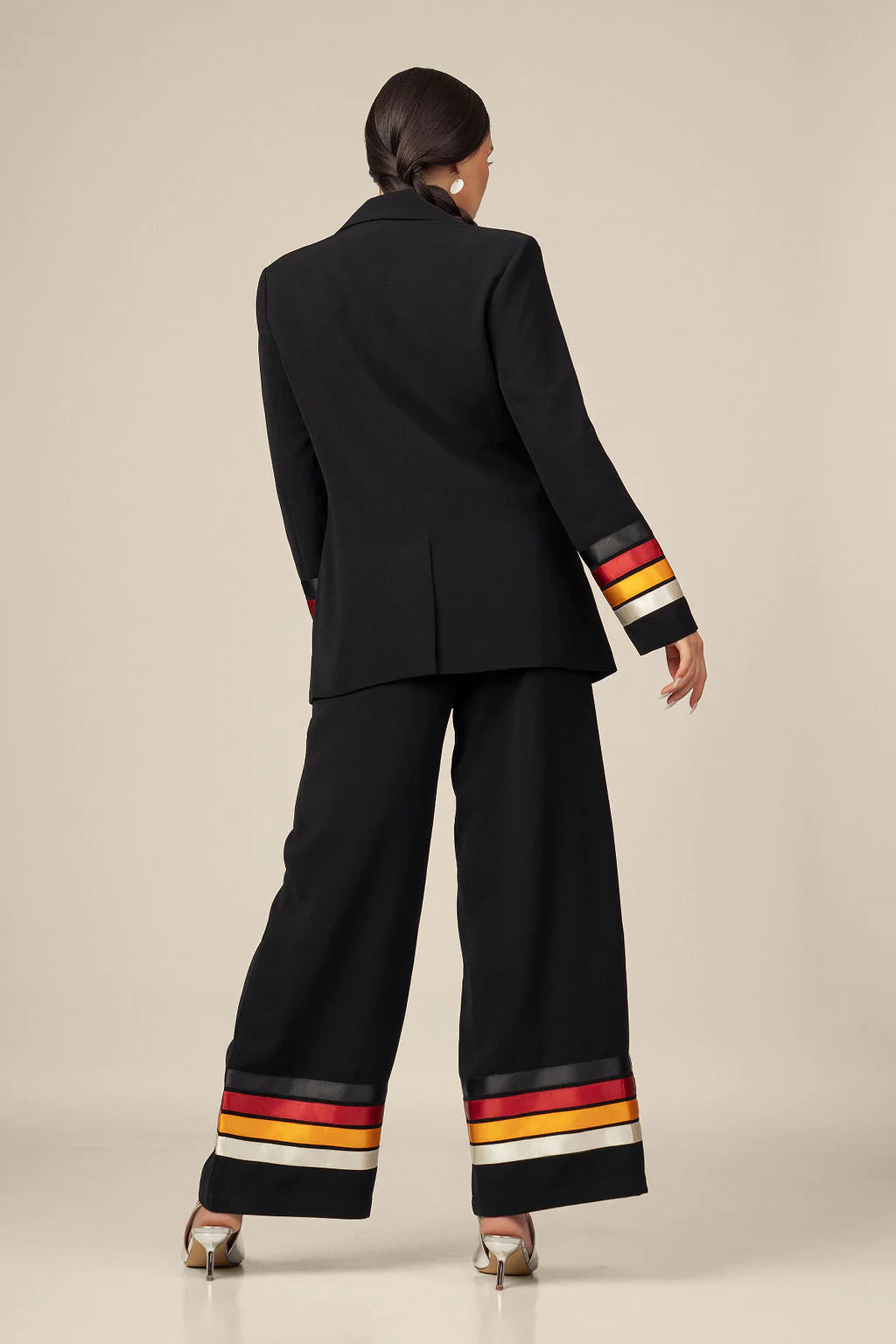 B. Yellowtail Power Suit Ribbon Blazer