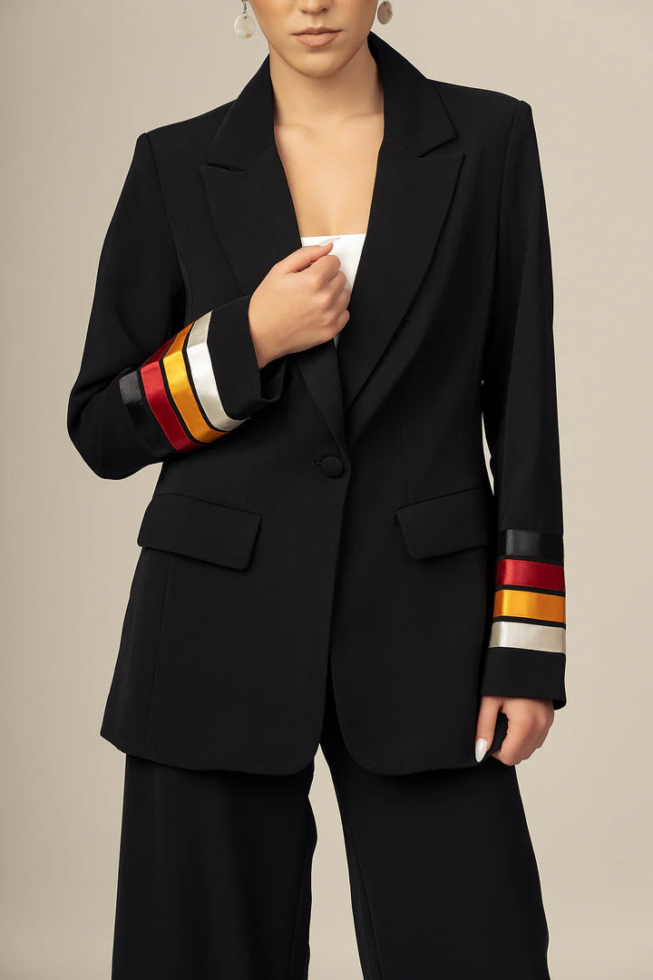 B. Yellowtail Power Suit Ribbon Blazer