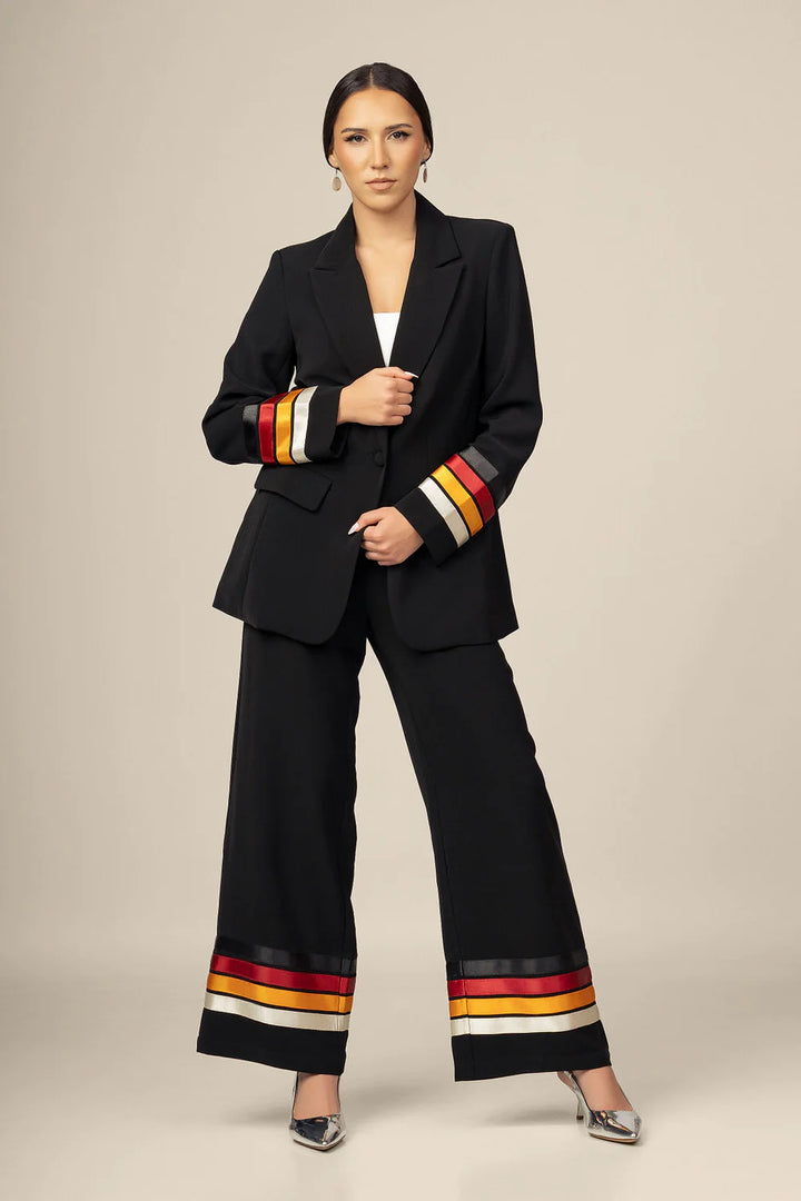 B. Yellowtail Power Suit Ribbon Blazer