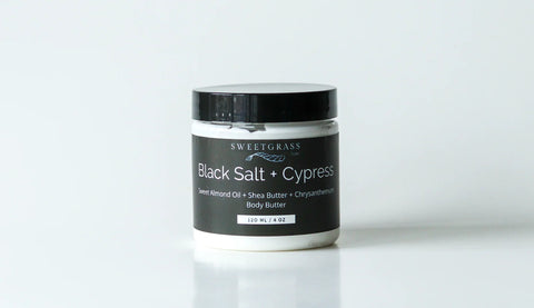 Sweetgrass Soap's Black Salt + Cypress Body Butter