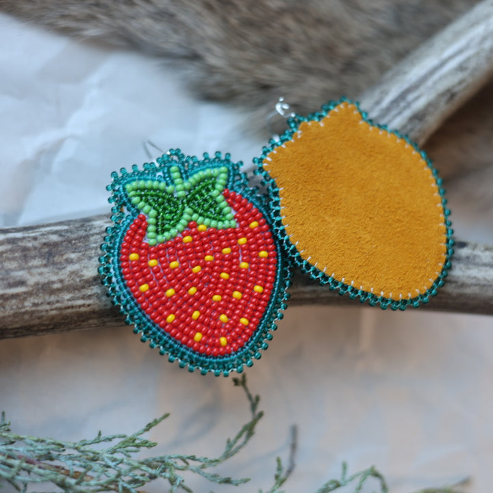 Keegan W. Strawberry Drop Earrings
