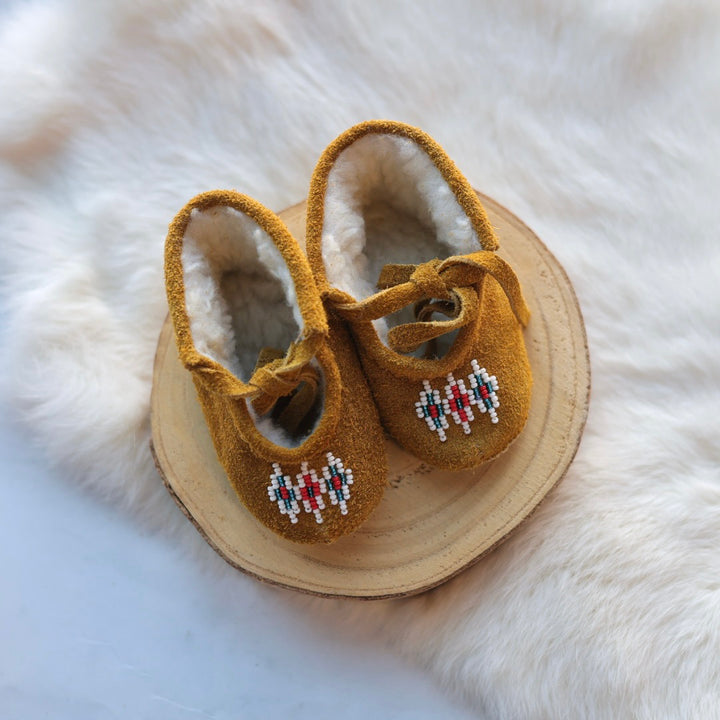T. Sullivan Infant Pink & Blue Diamond Trio Ballerina Slipper