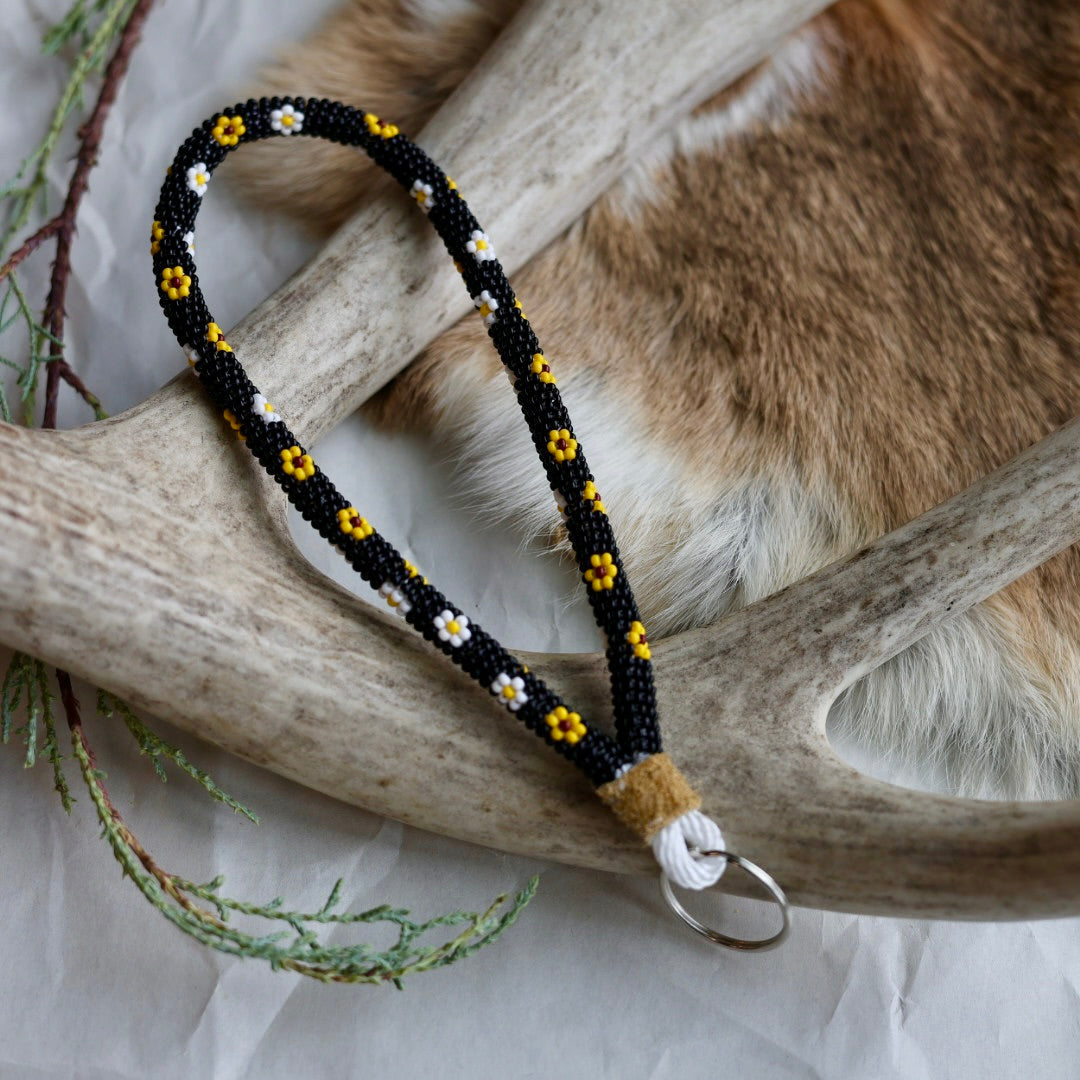 Keegan W. Floral Wrist Lanyard