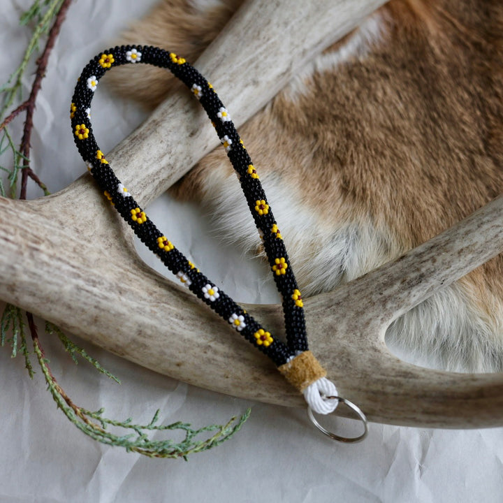 Keegan W. Floral Wrist Lanyard