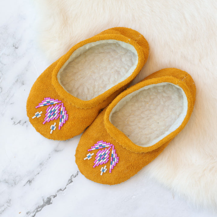 T. Sullivan Toddler Blue & Pink Diamond Ballerina Slipper