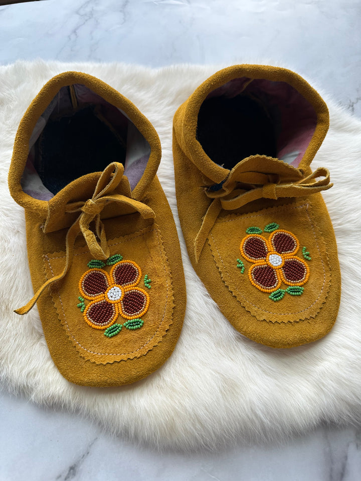 Sandra L Handmade Beaded Moccasins