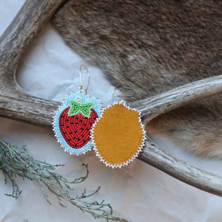 Keegan W. Strawberry Drop Earrings