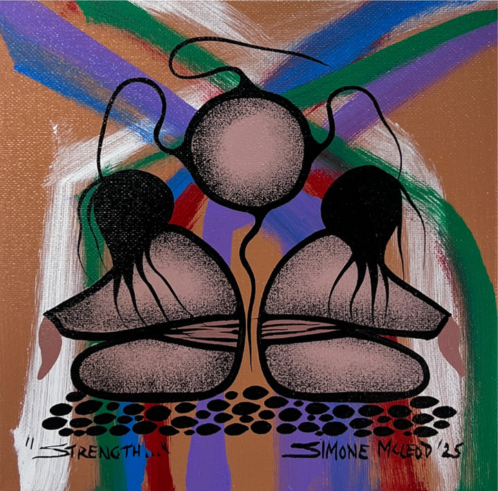 Simone McLeod 8"x8" Original Paintings (2025)