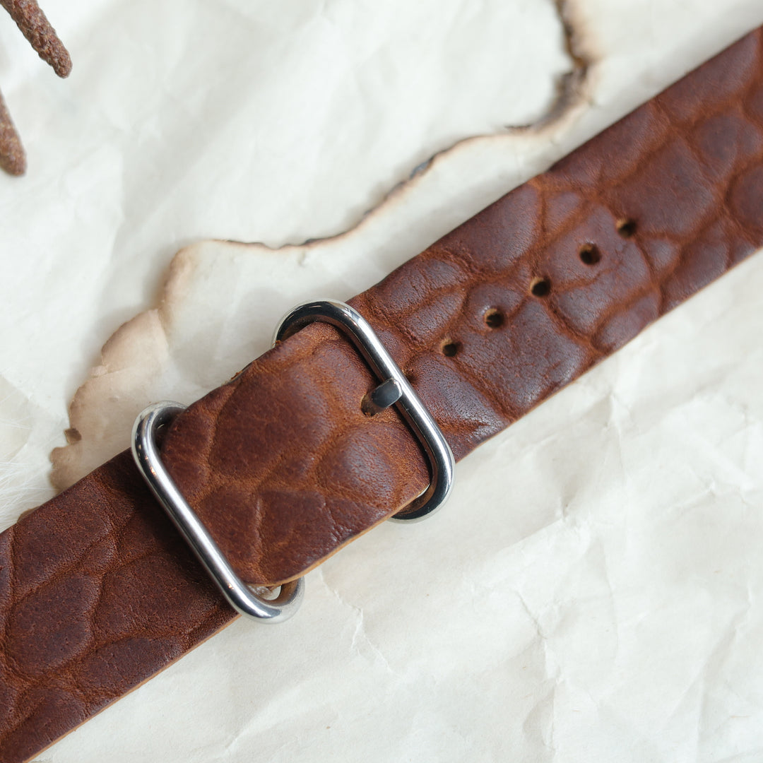 Warden &amp; Company The Resistance 44-49mm Embossed Apple Watch Band