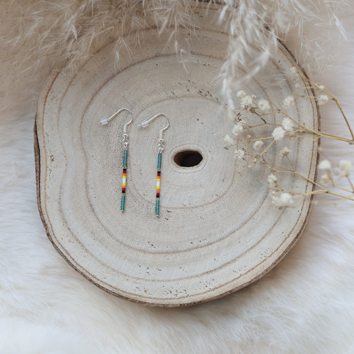 Sophie's Creations Simple Single-Strand Beaded Earrings