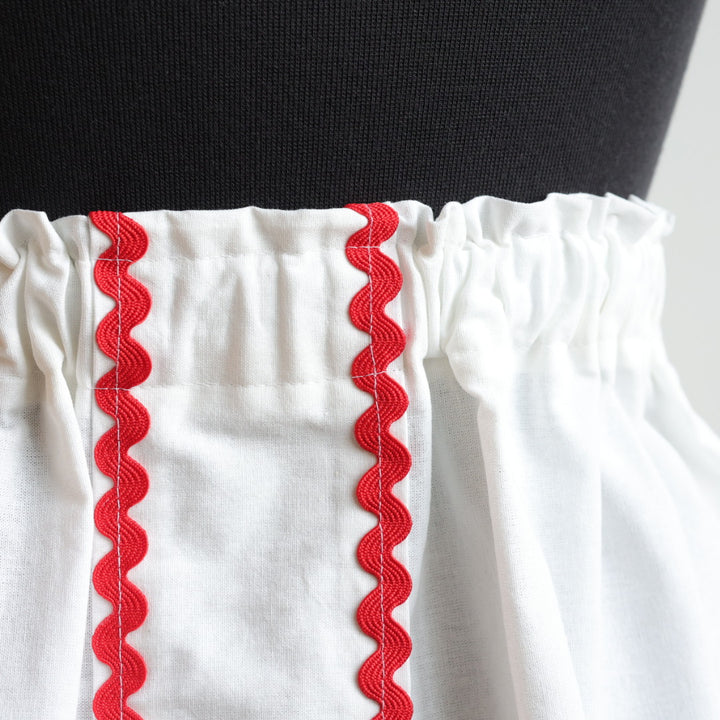 Vi's CREE-ations Fire Button Panel Ribbon Skirt