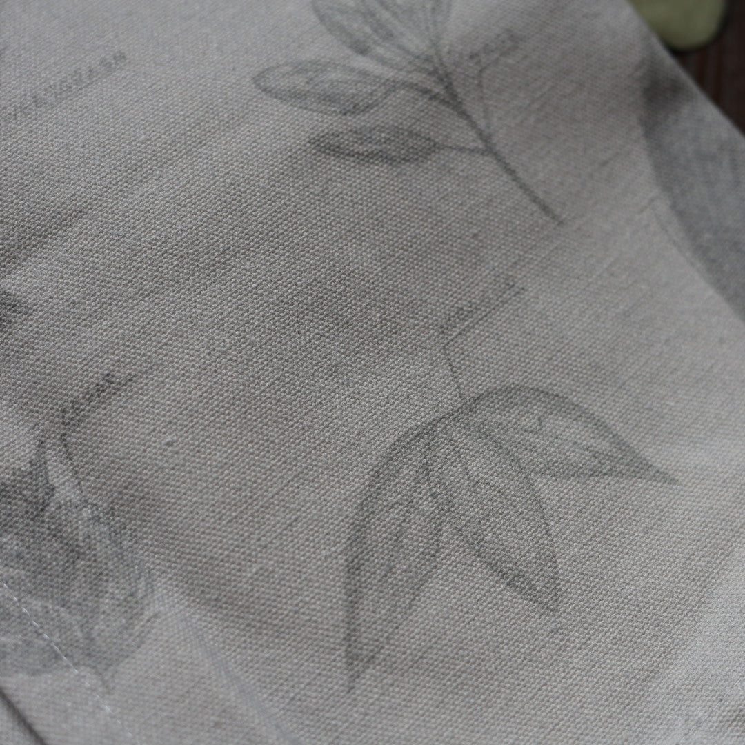Roots and Patterns Our Medicines Grey Tea Towel