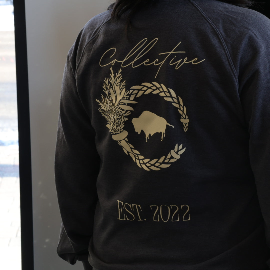 Wanuskewin Collective Snagging Material Crewneck Sweatshirt