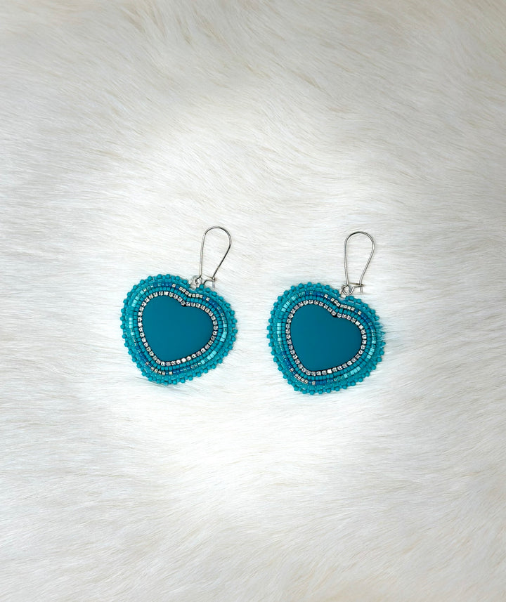 Beth Rose Designs Turquoise Heart Set