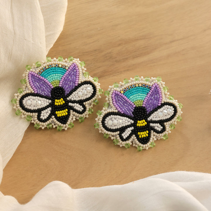 Nikki P. Bumblebee Earrings