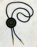 Beth Rose Designs Green & Gold Bolo Ties