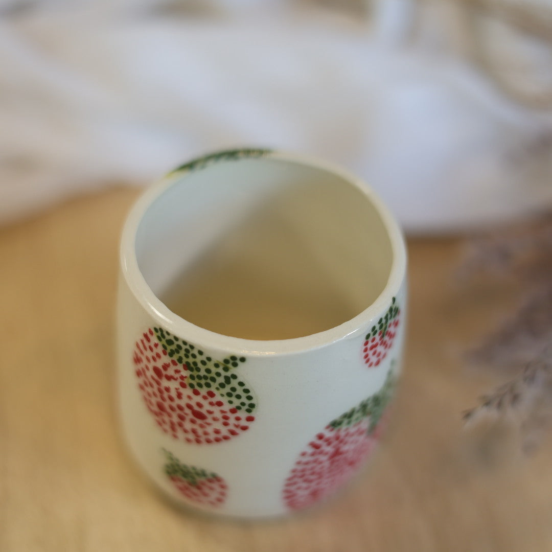 Mino Ode Designs Espresso Strawberry Cup
