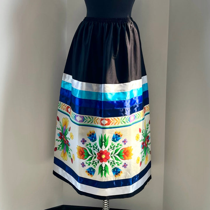 Margaret R. Floral Panel Ribbon Skirts
