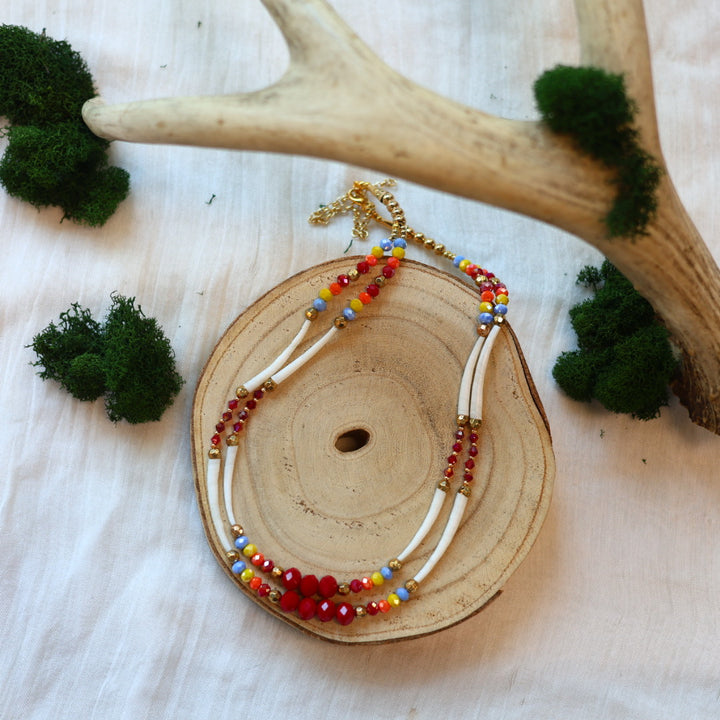 Dee Iyapes Dentalium Necklaces