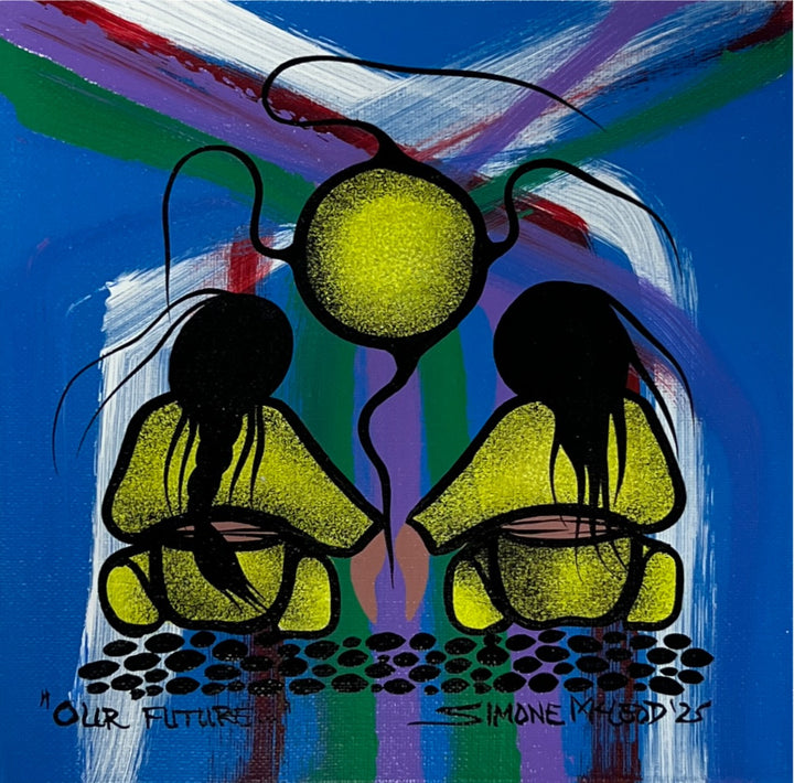 Simone McLeod 8"x8" Original Paintings (2025)
