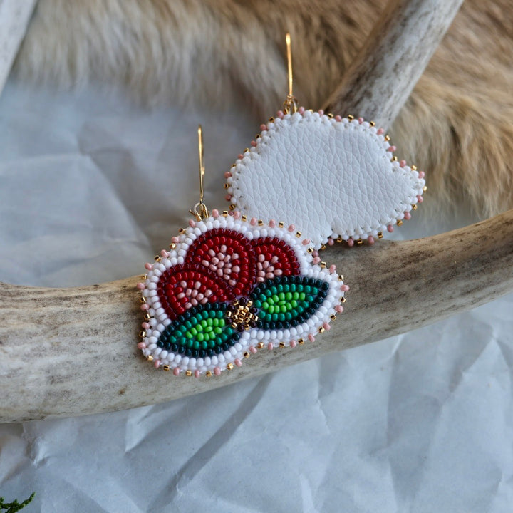 Keegan W. Blossoming Floral Beaded Earrings