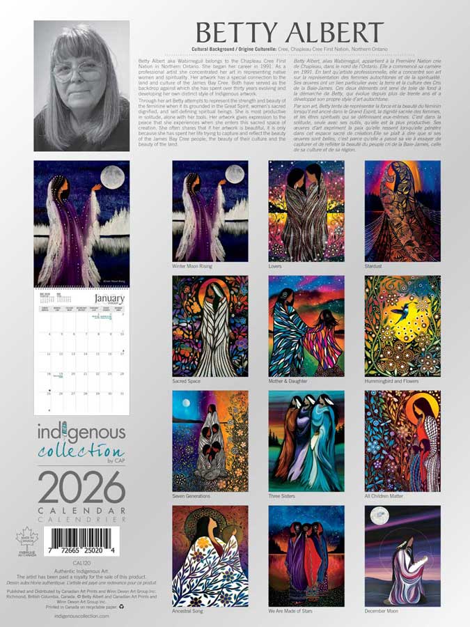 CAP Betty Albert Calendar 2026