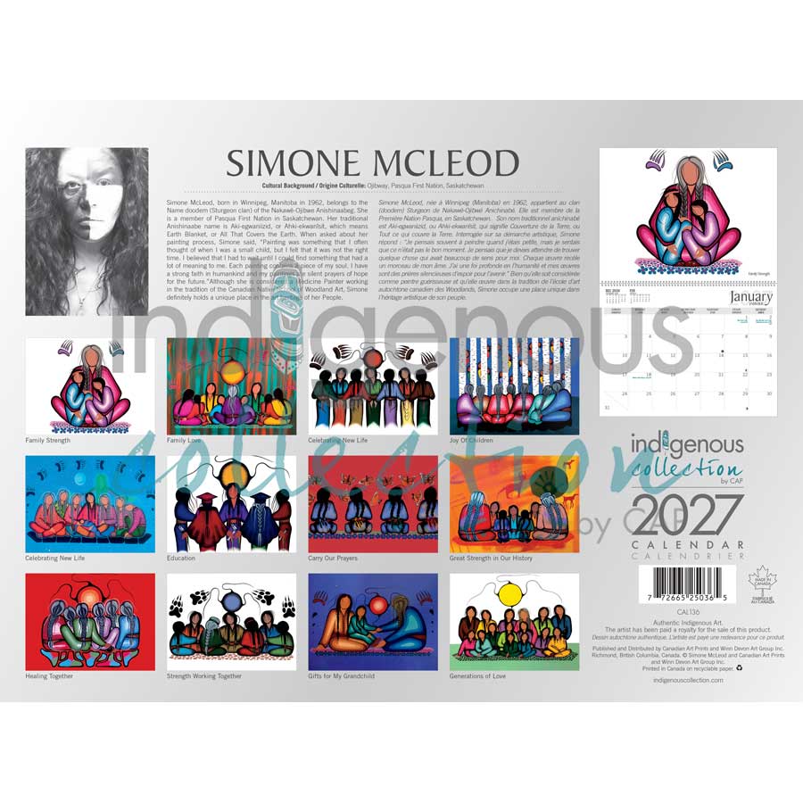 CAP Simone McLeod 2027 Calendar