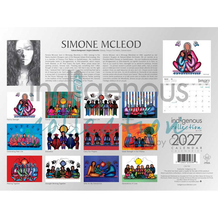 CAP Simone McLeod 2027 Calendar