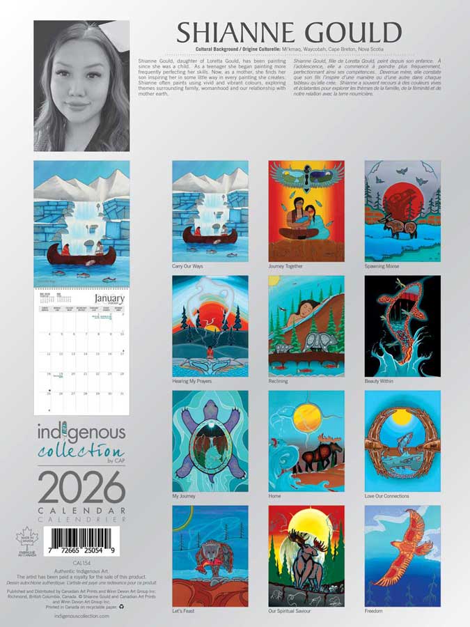 CAP Shianne Gould Calendar 2026