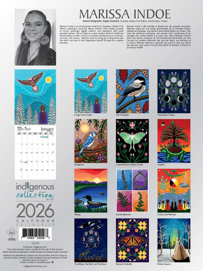CAP Marissa Indoe Calendar 2026