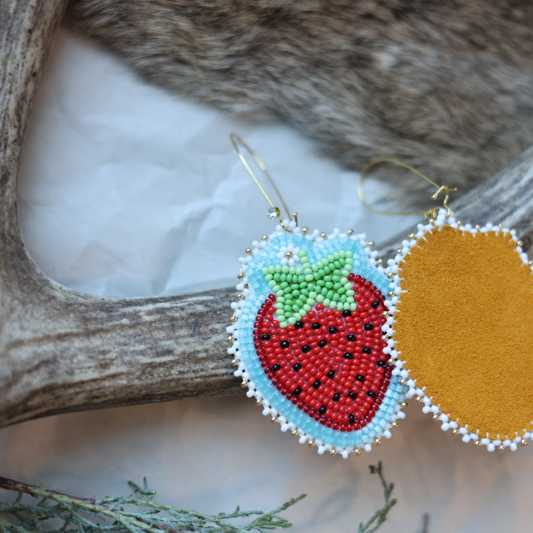 Keegan W. Strawberry Drop Earrings