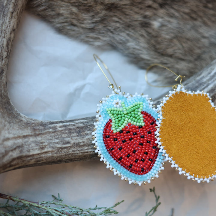 Keegan W. Strawberry Drop Earrings