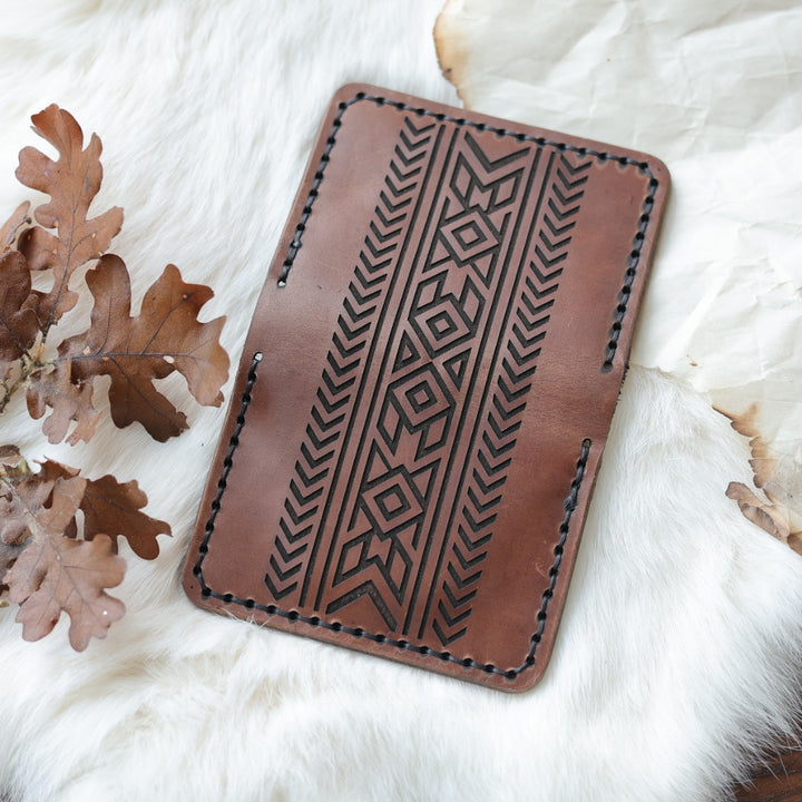 1885 Leather Co. Bifold Engraved Leather Wallet