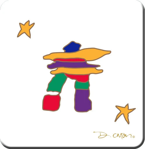 Oscardo Inukshuk Coaster