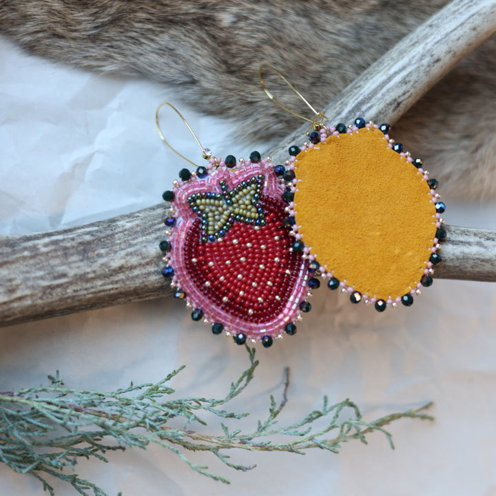 Keegan W. Strawberry Drop Earrings