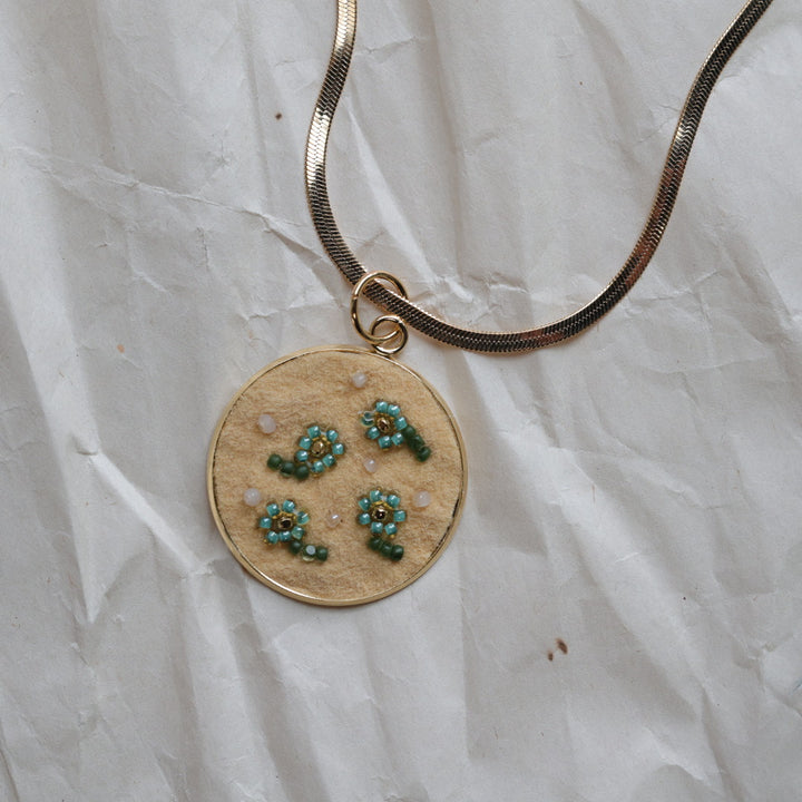 TLee Beads Teal Beaded Set