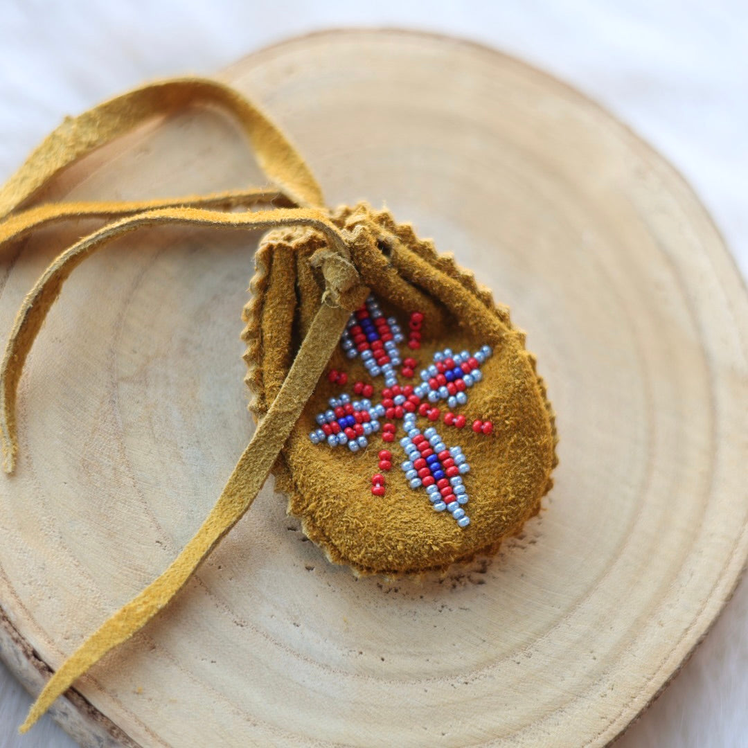 T. Sullivan Beaded Medicine Pouch