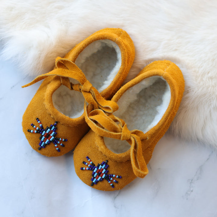 T. Sullivan Toddler 7 Black Diamond Burst Ballerina Slipper