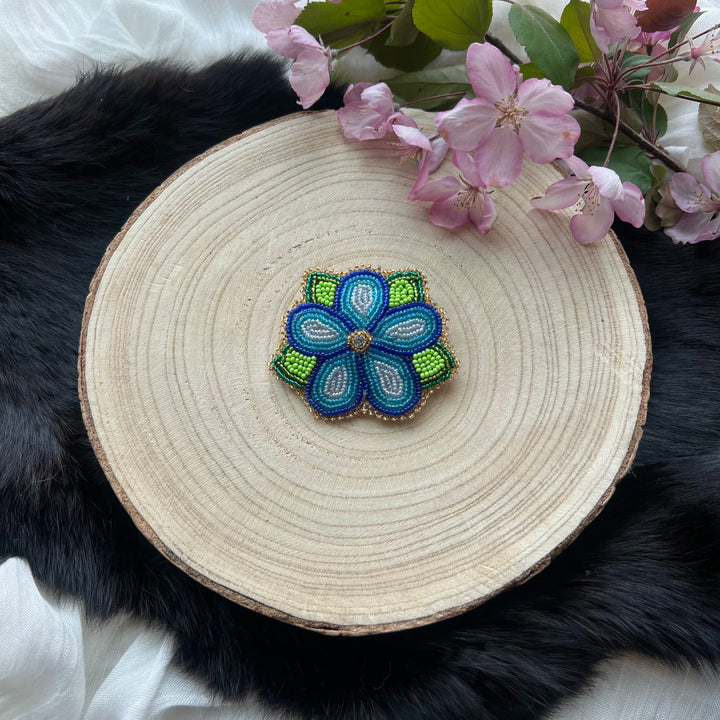Ironstar Co. Beaded Floral Hair Barette