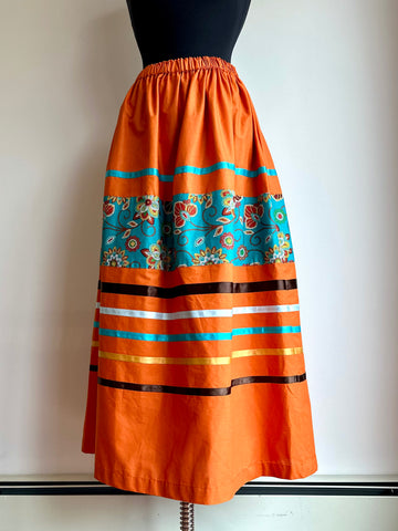 Infinity Inspired Designs Orange Ribbon Skirt